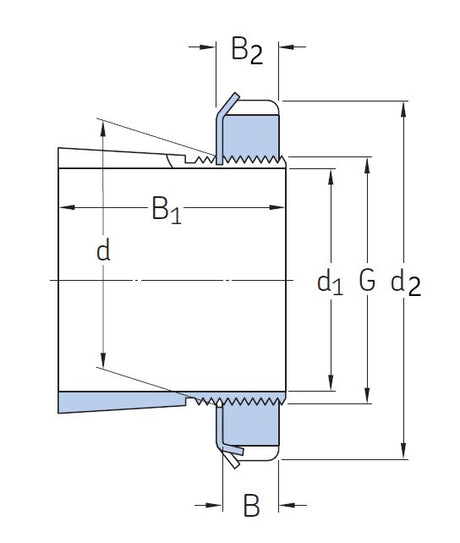 SKF H 204 casquillo de sujeción