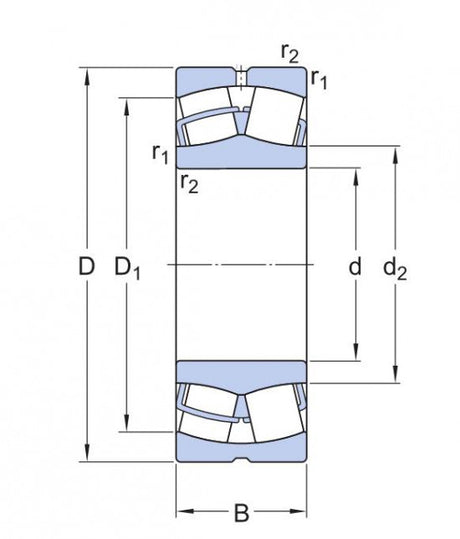 SKF 23240 CC/W33 rodamiento de rodillos