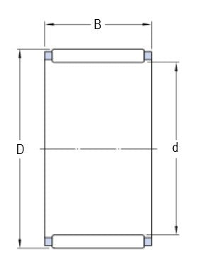 SKF K 3x5x7 TN jaula de agujas