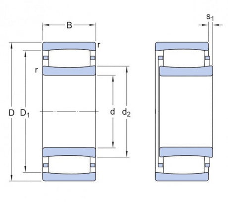 SKF C 2214 TN9 rodamiento toroidal CARB