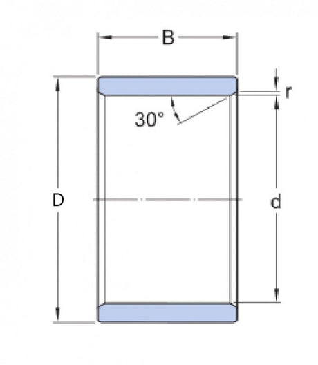 SKF LR 20X25X12.5 anillo de rodamiento