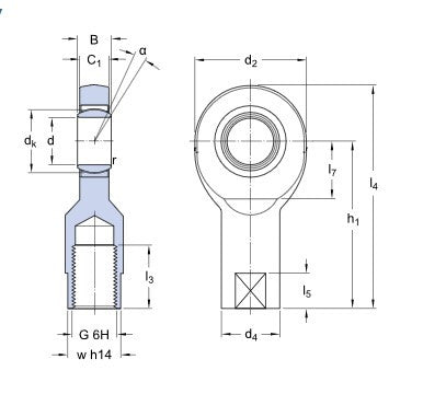 SKF SI 20 C cabezal articulado