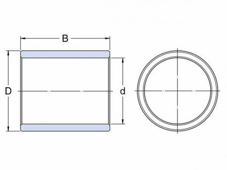 SKF PSM 162216 A51 casquillo deslizante, bronce sinterizado