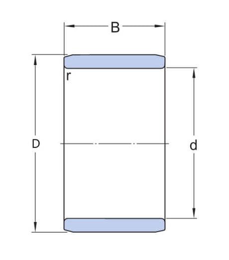 SKF IR 110X125X40 anillo de rodamiento