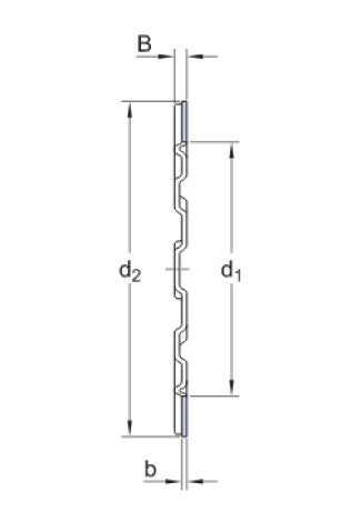 SKF ZW 50x62 arandela de separación