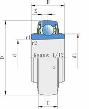 SKF YSA 210-2FK cojinete de sujeción