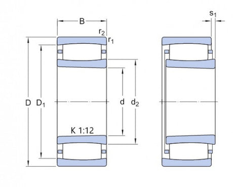 SKF C 2317 K rodamiento toroidal CARB