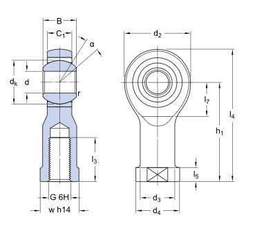 SKF SILKAC 5 M cabezal articulado