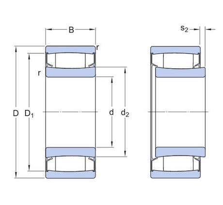 SKF C 6912-2NSV/C3 rodamiento toroidal CARB